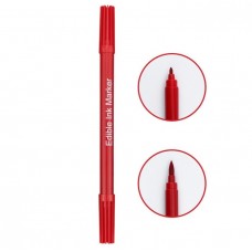 Червоний харчовий фломастер двосторонній 
